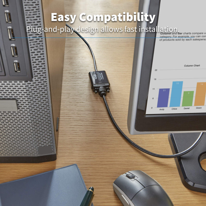 [AUSTRALIA] - Tripp Lite DisplayPort to VGA Adapter Cable Active Converter, Displayport 1.2, DP to VGA, 6 inches / 15.2 Centimeters, 3-Year Warranty (P134-06N-VGA-V2) DP 1.2 to VGA Active (6") 