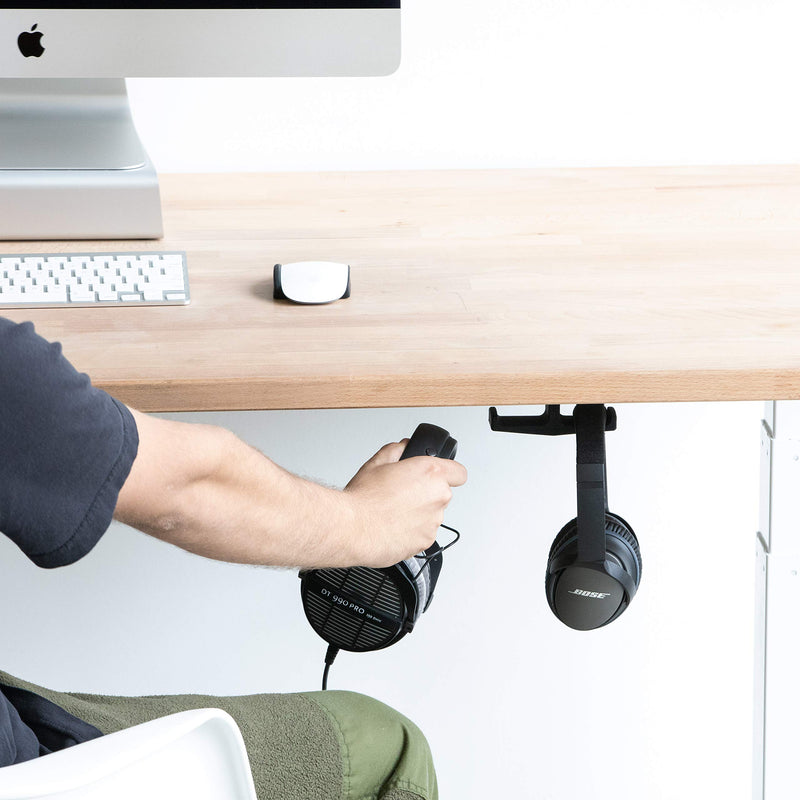 The Anchor - THE ORIGINAL Under-Desk Headphone Stand Mount