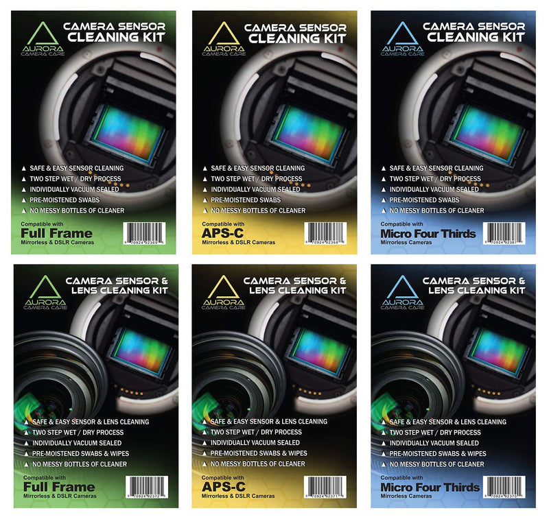 Aurora Camera Care Camera Sensor & Lens Cleaning Kits (Micro Four Thirds)