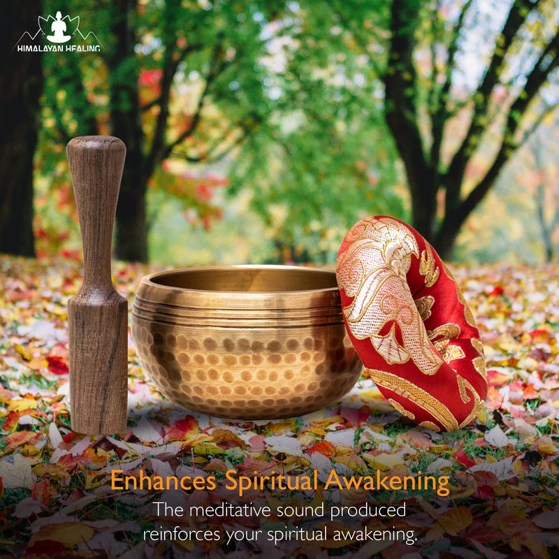 Tibetan Singing Bowls Set~ Meditation Sound Bowl hand Hammered in Nepal For Yoga, Meditation, Mindfulness, Healing & Chakra balancing~ (3 inch) 3 inch
