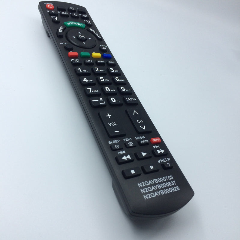 N2QAYB000703 N2QAYB000837 N2QAYB000926 Replace Remote fit for Panasonic TV TC-55DT50 TC-L42ET5 TC-L47DT50 TC-L47ET5 TC-L47WT50 TC-P50GT50 TC-P55GT50 TC-P55ST50 TC-P55VT50 TC-P60GT50