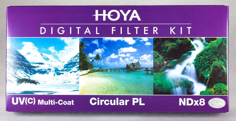 [AUSTRALIA] - Hoya 72mm (HMC UV/Circular Polarizer / ND8) 3 Digital Filter Set with Pouch 