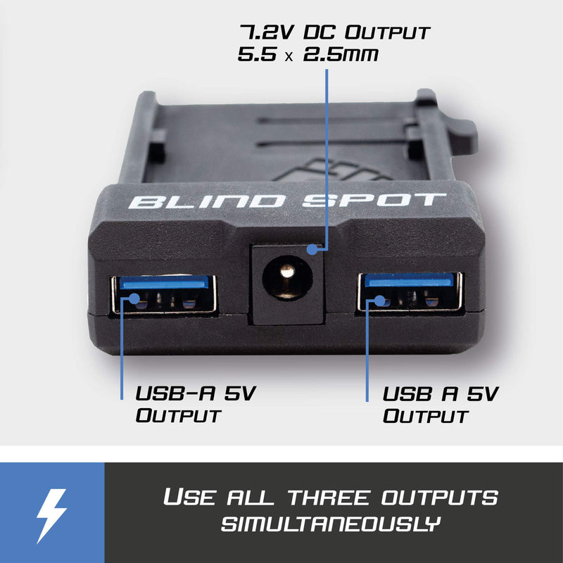 Power Junkie NP-F by Blind Spot - Multi use powering Adapter for filmmakers Using The NPF - Power Your DSLR with adapters - NPF Charger - Mount to Anything.