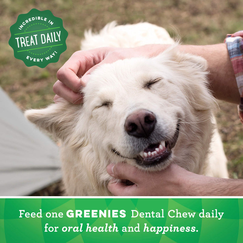 Greenies Original Regular Natural Dental Dog Treats (25-50lb. Dogs) 3 Treats