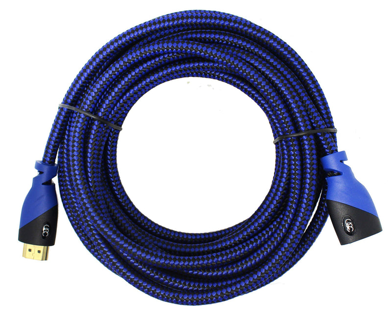 [AUSTRALIA] - HDMI Extender - Male to Female, Extension Cable (15 Feet) High-Speed HDMI Cable (2.0b) 4k Resolution - Supports 3D, Full HD, 2160p, Audio Return Channel (Latest Version) - 15ft 