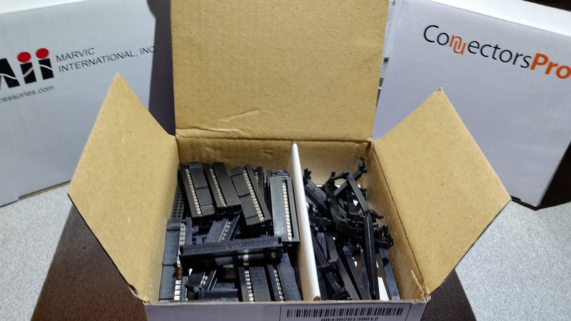 [AUSTRALIA] - Pc Accessories - Connectors Pro 25-Pack 2X17 34 Pins 2.54mm 0.1" Pitch Dual Row IDC Socket for Standard Flat Ribbon Cable, 34P FC Female Connector 