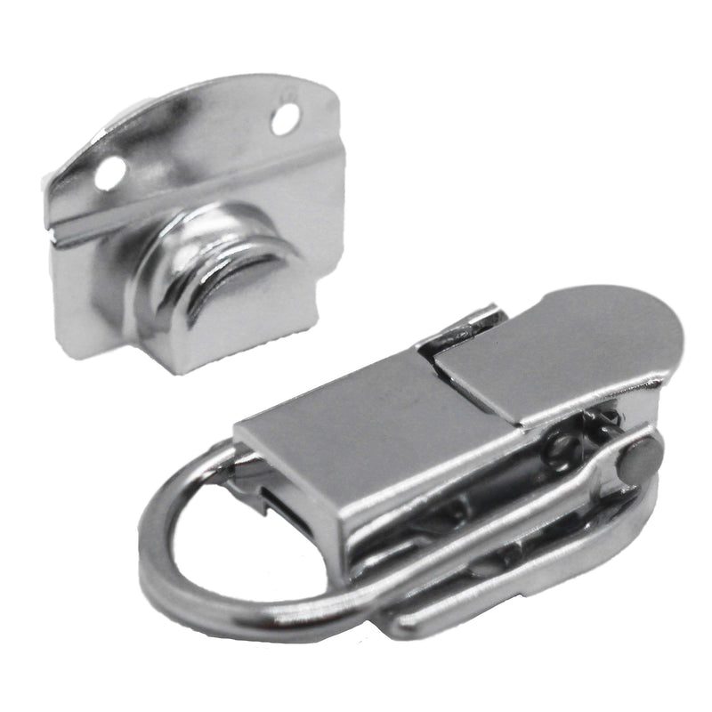 Seismic Audio - SARHW38-2 Pack of Small Briefcase Style 2 Piece Latch Nickel Finish