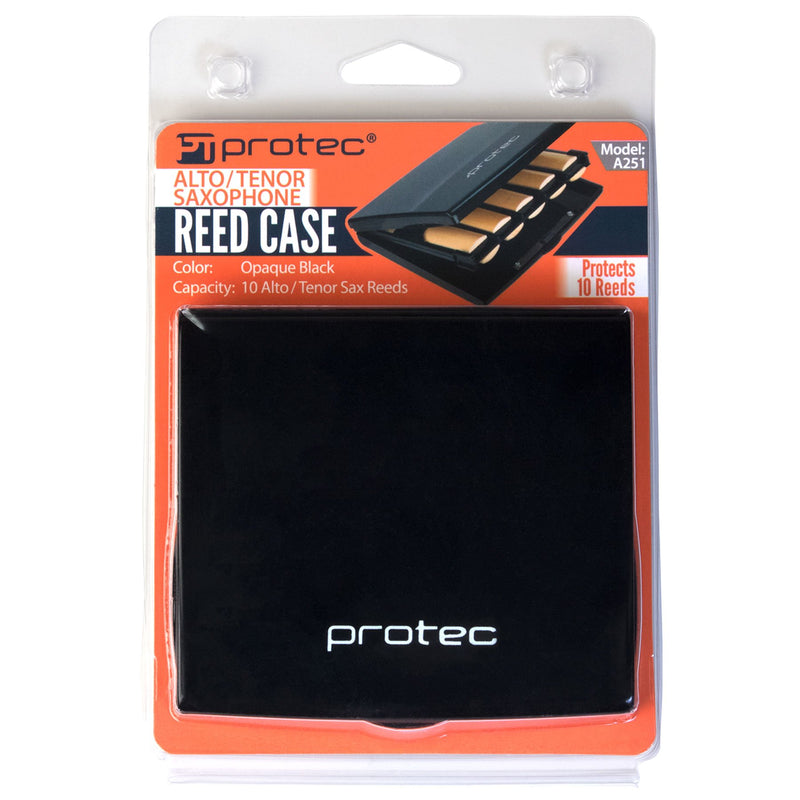 Protec Alto/Tenor Saxophone Reed Case (Black) Opaque Black