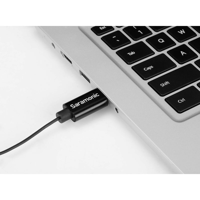 Saramonic Lavalier Mic with USB-A Connector for Computers with 19.7ft (6m) Cable (SR-ULM10L) 19.7ft Cable