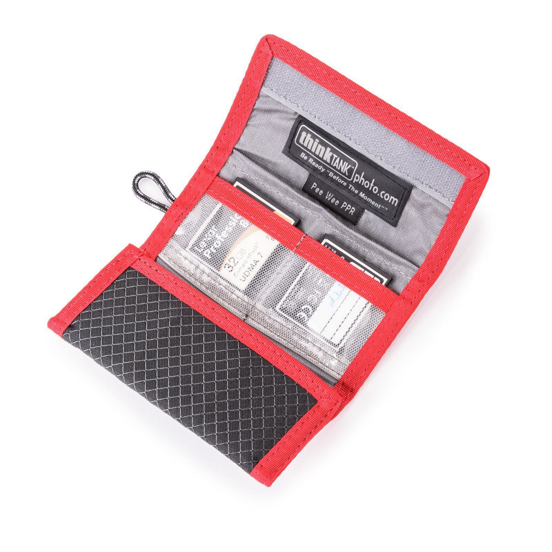 Think Tank Photo Pee Wee Pixel Pocket Rocket Memory Card Case (Red) Red