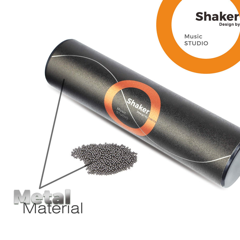 Music Percussion Shaker of StudioMix, Studio Shaker of Standard Size Perfect for Recording and Live Shows, Sand Shaker of Zero Artist Series Black