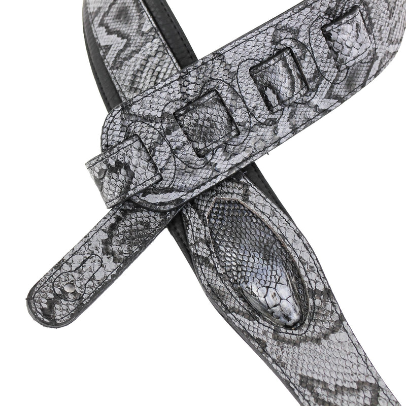 Walker & Williams SF-106 Grey Python Snake Pattern Strap with Snakehead