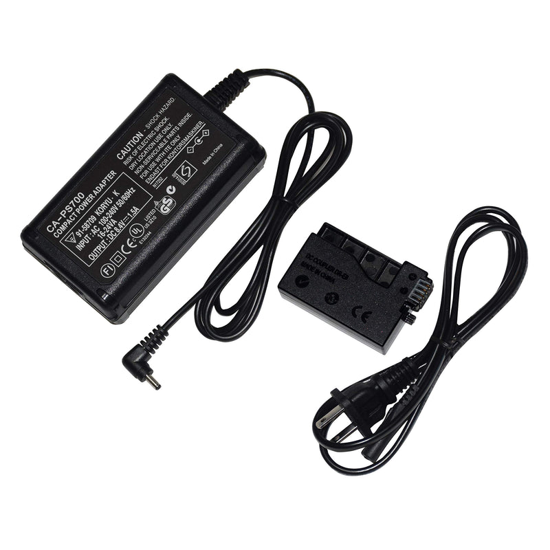 ACK-E8 AC Power Adapter kit, DR-E8 DC Coupler Charger (LP-E8 Battery Replacement) Compatible with Canon EOS Rebel T5i T4i T3i T2i Kiss X6 Kiss X5 Kiss X4 700D 650D 600D 550D Cameras ACK-E8 power supply
