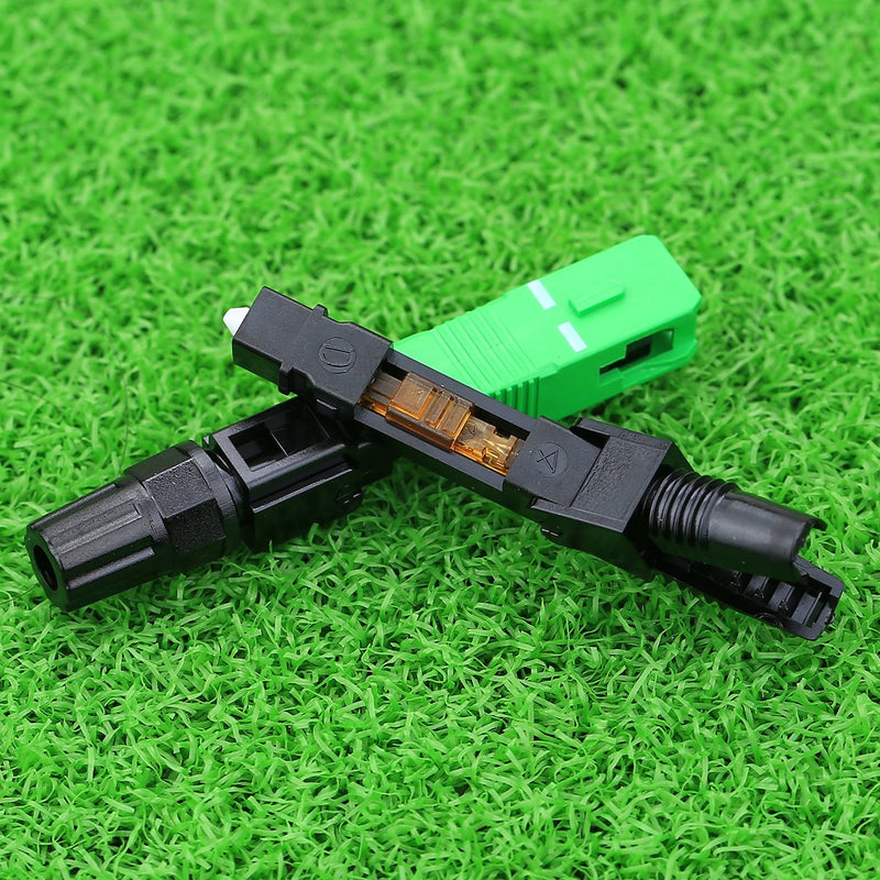 [AUSTRALIA] - SC APC Fiber Optic Fast Terminators Cold Connector for CATV 100pcs 