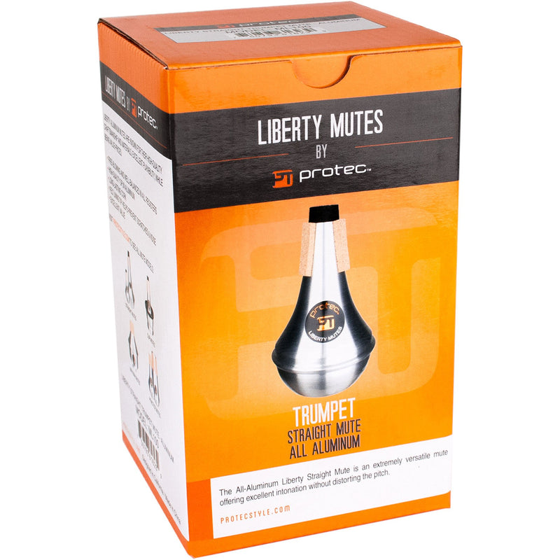 Pro Tec Liberty Mutes ML100 Straight Trumpet - Aluminum