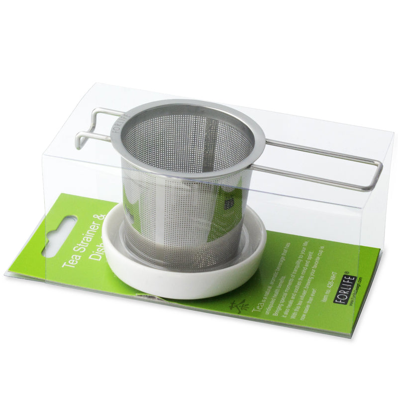 FORLIFE Extra-fine Tea Infuser and Dish Set