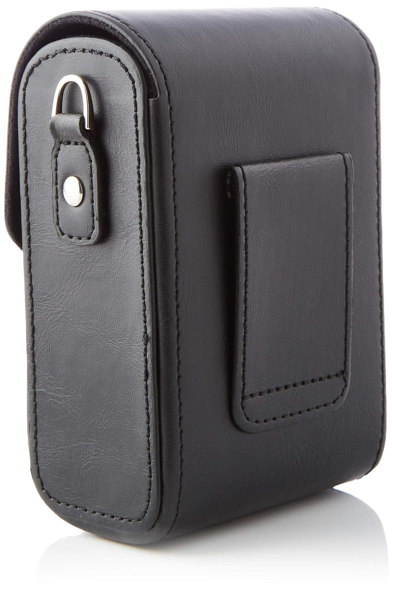 MegaGear Leather Camera Case with Strap Compatible with Canon PowerShot G7 X Mark III, G7 X Mark II, G7 X Black