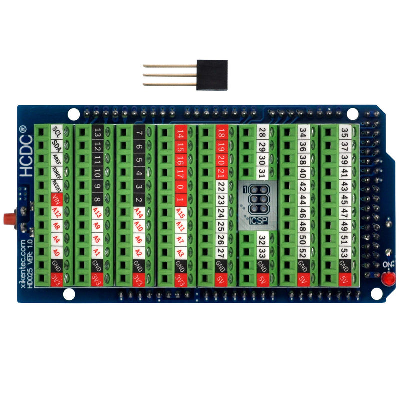 Screw Terminal Block Breakout Shield Module for Arduino MEGA-2560 R3