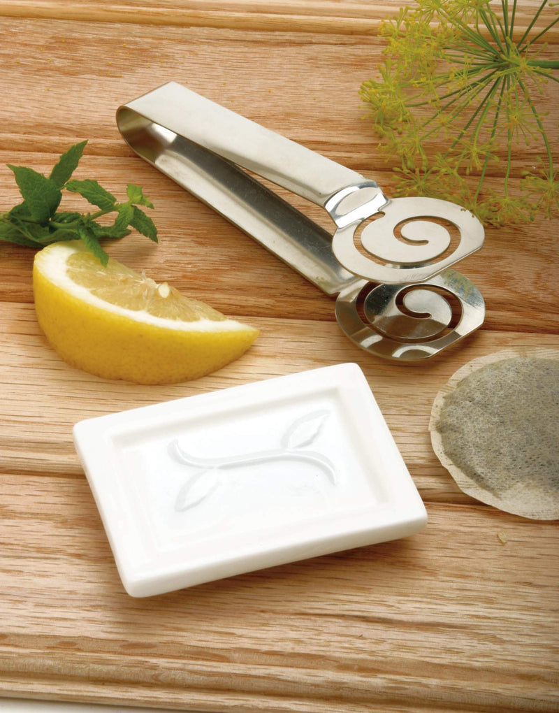 [AUSTRALIA] - Norpro, Silver Stainless Steel Tea Bag Squeezer 1 