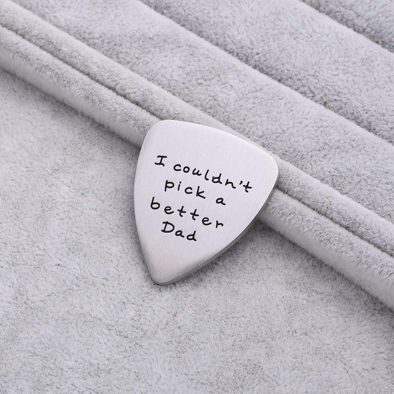 Vencetmat X-Heavy Guitar Picks 2.0mm Thickness Stainless Steel For Dad