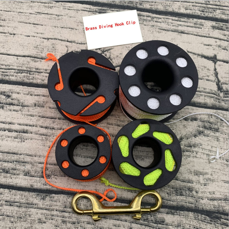 Brass Double End Snap Hook Clip Diving Hook 4 Pcs 5" for Diving pet Luggage Outdoor Mountaineering Tactical Equipment