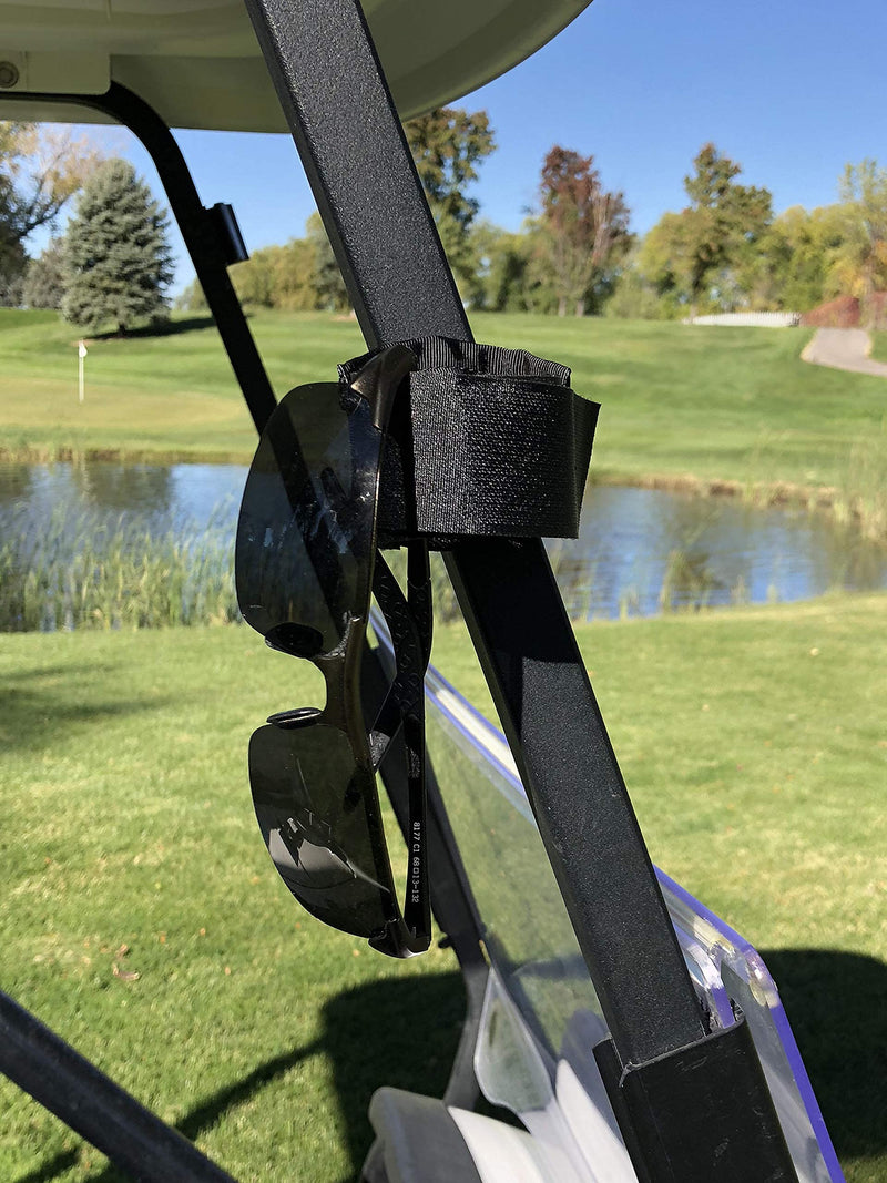 Bushwhacker Magnetic Multi Purpose Mount for Golf Cart Railing - Great for Rangefinder GPS Attachment Rail Bar Quick Accessory Case Range Finder Strap Easy Stick Towel Holder Hanger