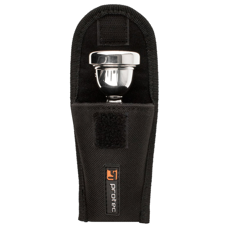 Protec Trombone / Euphonium Mouthpiece Padded Nylon Pouch with Secure Hook and Loop Closure, Model A204