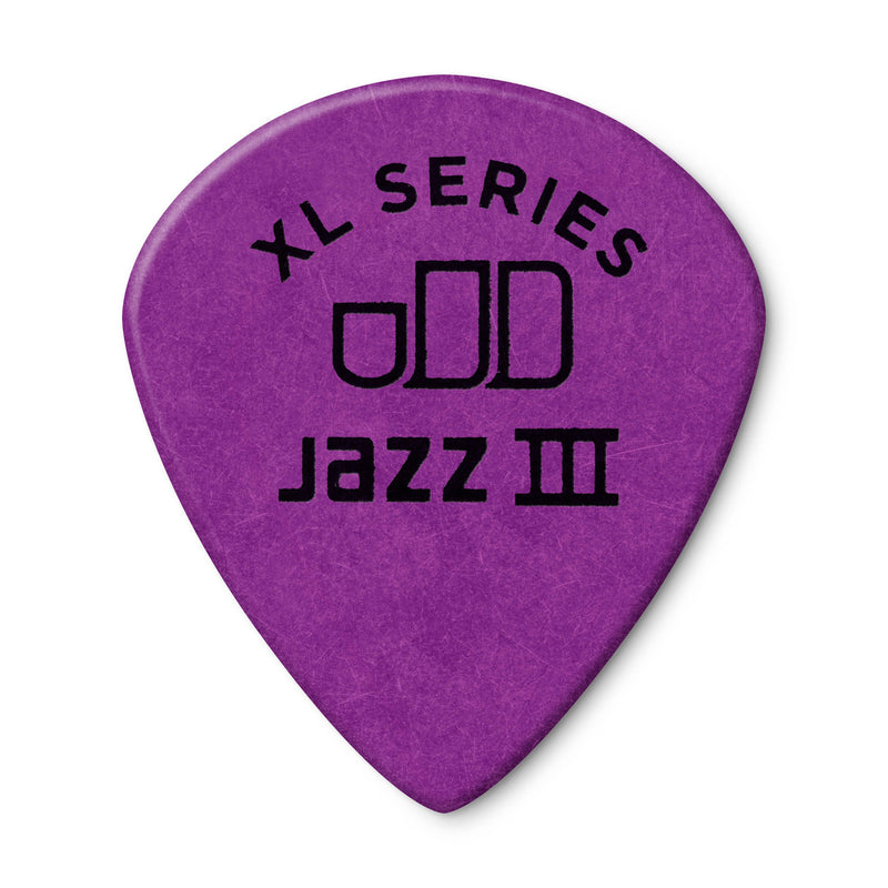 Dunlop 498P1.14 Tortex Jazz III XL, Purple, 1.14mm, 12/Player's Pack