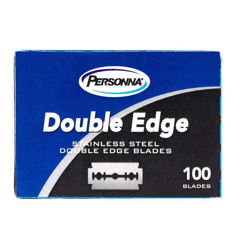 Personna DE Double Edge Razor Blades, 100 Count 100 Count (Pack of 1)