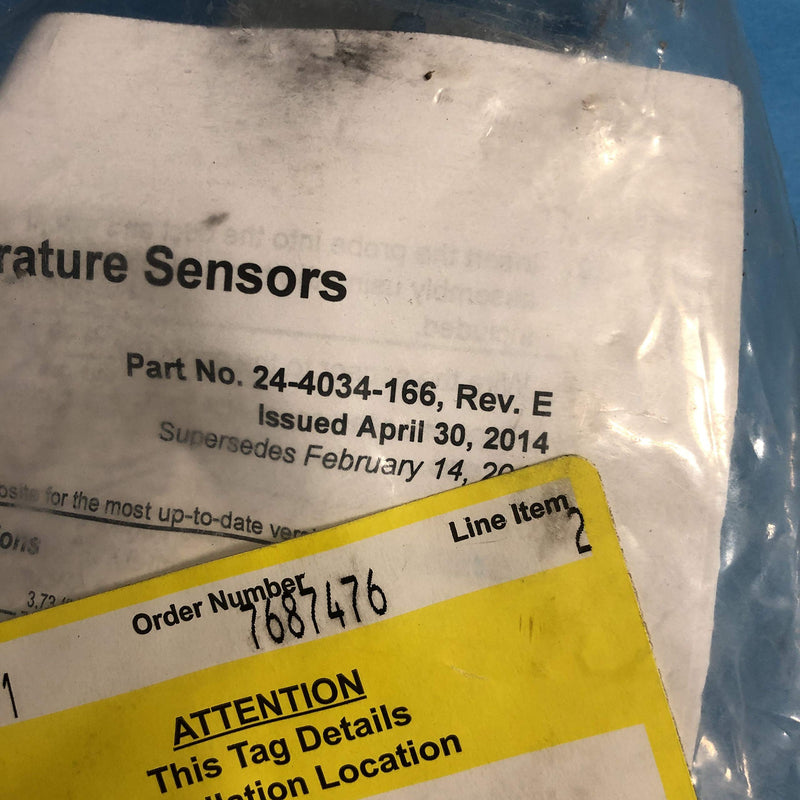 Johnson Controls TE-6361M-1 Temperature Sensor, 8" Size