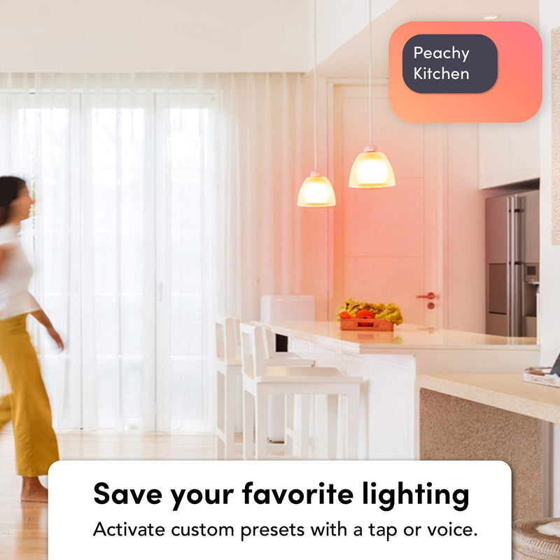 LIFX Color A19 800 lumens, Billions of Colors and Whites, Wi-Fi Smart LED Light Bulb, No bridge required, Works with Alexa, Hey Google, HomeKit and Siri. 1 Pack Multi