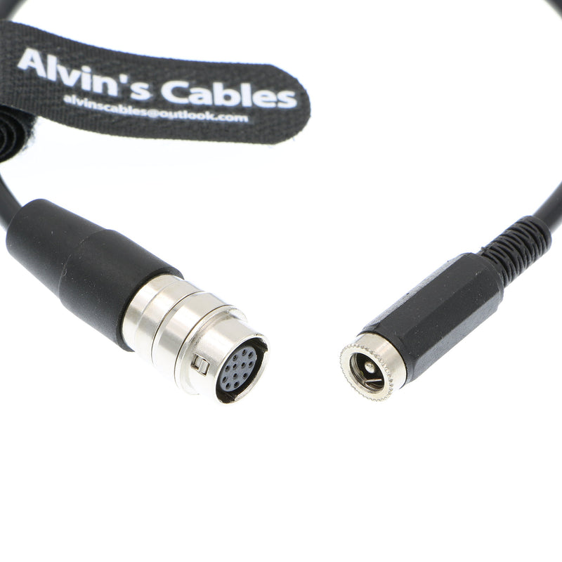 Alvin's Cables 12 Pin Hirose to DC 12v Female Cable for GH4 Power B4 2/3" Camera Lens