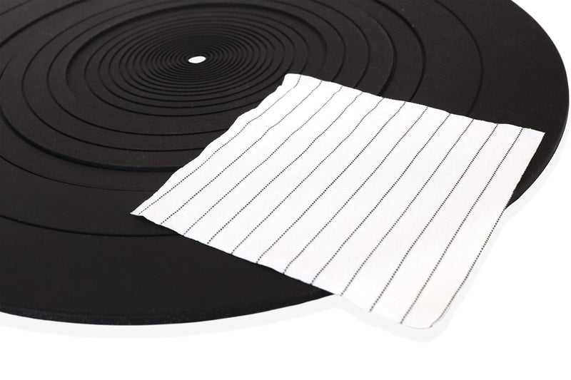 Tamwell Turntable Mat for Audiophile and DJs Slip Mat 12 Inch Silicone Universal Turntable Platter Mat with Antistatic Cloth