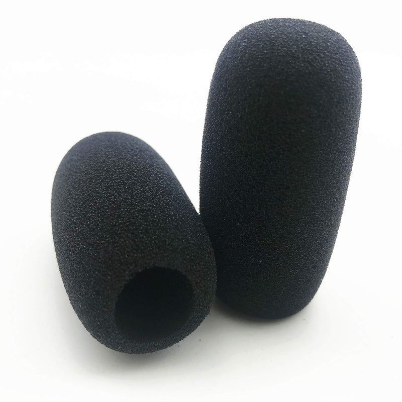 [AUSTRALIA] - LINHUIPAD M-1555 large foam microphone windscreens (Microphone Covers) (8-pack) for use with mini-shotgun mics, larger headsets and desktop microphones 