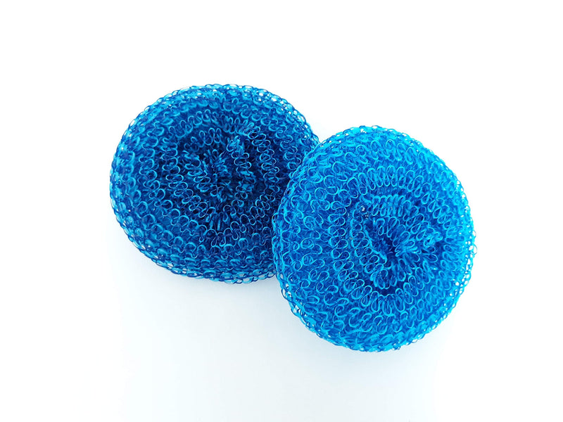 Dawn Scrubbers, Set of 4 Durable Non-Scratch Poly Mesh Scrubbers (2 Packages of 2 Scrubbers Each)