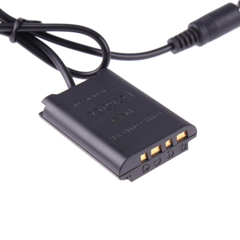 FocusFoto DK-X1 DC Coupler NP-BX1 Decoded Dummy Battery + 5V 2A USB Power Bank Cable for Sony Cybershot DSC-RX1R RX100 II III IV V VI HX50 HX90 HX300 WX300 WX350 WX500 ZV1