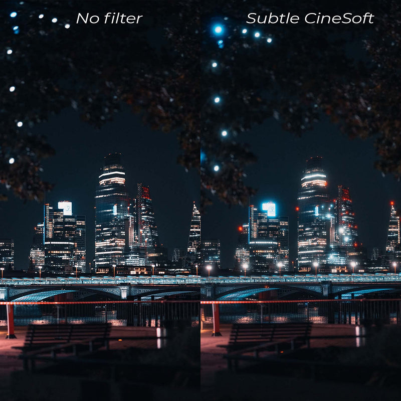 Tide Optics Subtle CineSoft Lens Filter, Diffusion Mist Pro Dream Effect (72mm) 72mm