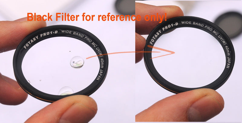 Fotasy 67mm Ultra Slim UV Protection Lens Filter, Nano Coatings MRC Multi Resistant Coating Oil Water Scratch, 16 Layers Multicoated 67mm UV Filter Black