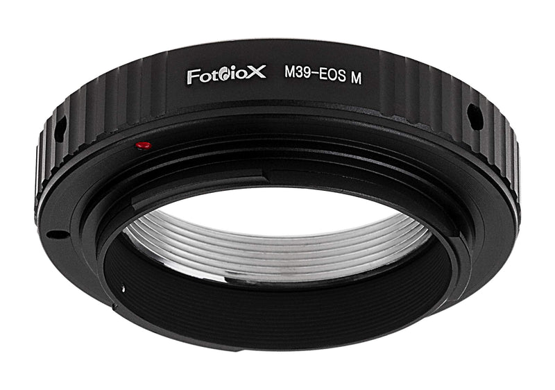 Fotodiox Lens Mount Adapter, for Leica M39, L39 Screw Mount (39mm Thread) Lens to Canon EOS M Mirrorless Cameras M39/L39 Standard