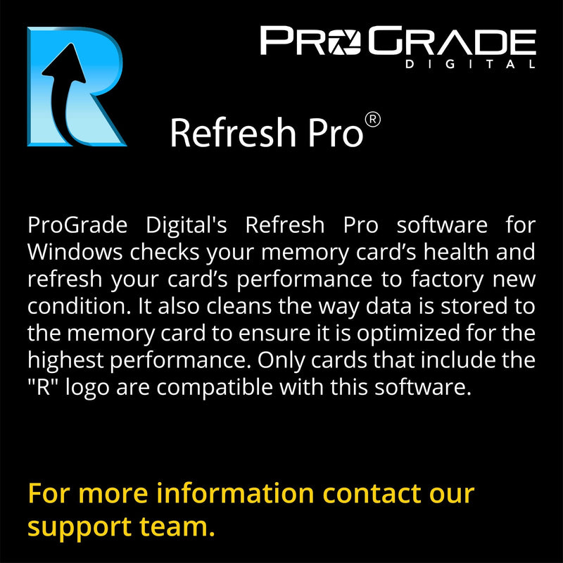 [AUSTRALIA] - Prograde Digital SD UHS-II 64GB Card V60 –Up to 130MB/s Write Speed and 250 MB/s Read Speed | for Professional Vloggers, Filmmakers, Photographers & Content Curators 