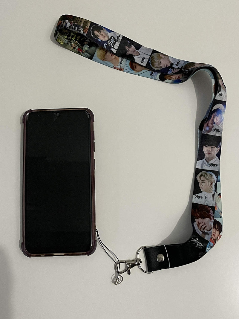 NCT Lanyard - Keychain and Phone Holder for Kpopers. Hold Your Badges, ID, etc. We Have 14 Goups: Stray Kids, NCT, TXT, EXO, Seventeen, Red Velvet, Itzy, Ikon, GOT7, Ateez, Twice.