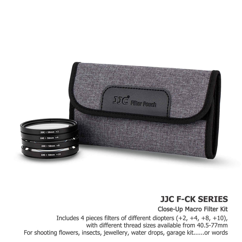 67mm Macro Close-Up Filter Set (+2 +4 +8 +10) Macro Filter Accessory with Filter Pouch for Canon EOS R RP R6 with RF 24-105mm F4-7.1 is STM Lens/Canon 90D 80D with EF-S 18-135mm f/3.5-5.6 is USM Lens 67mm