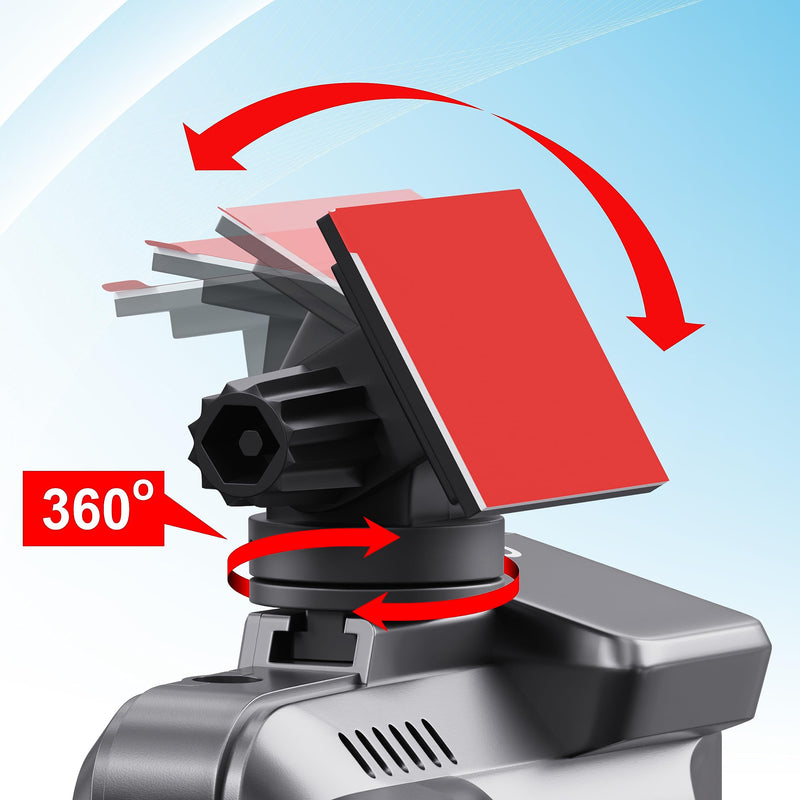 ROVE 3M Sticky Mount for R2-4K Dash Cam | 1x 3M Adhesive Mount | 1x Spare 3M Sticky | 1x Electrostatic Film