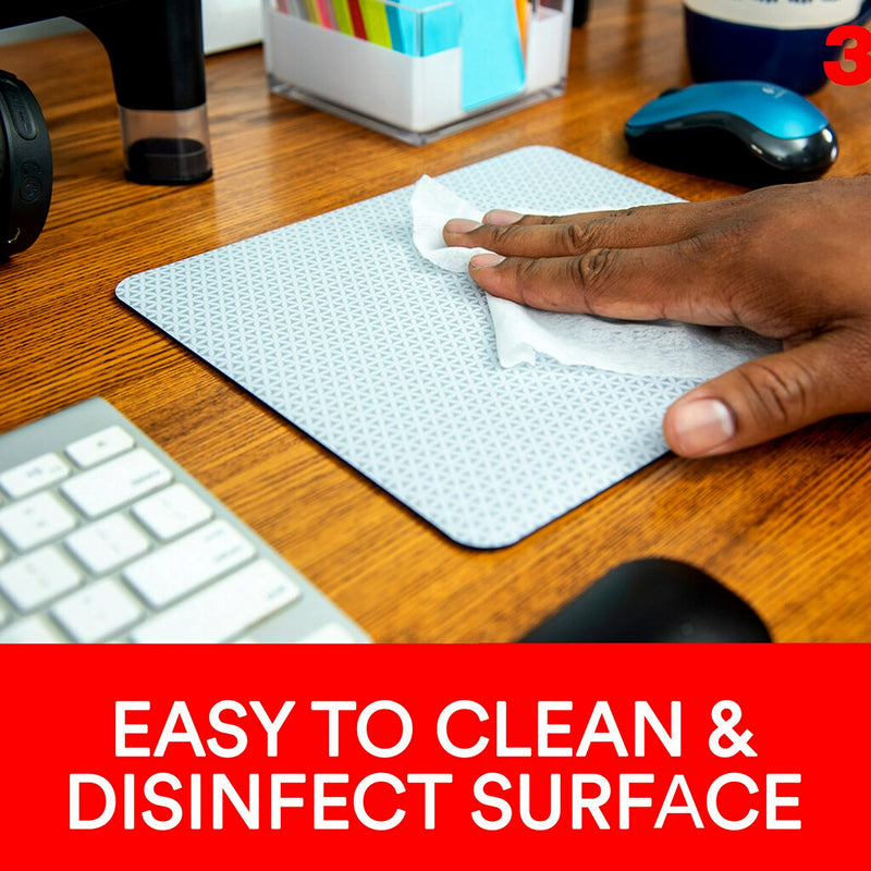 3M Precise Mouse Pad with Repositionable Adhesive Back, Enhances the Precision of Optical Mice at Fast Speeds, 8.5" x 7", Bitmap (MP200PS)