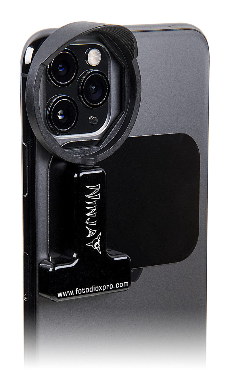 Ninja Lens Hood Kit - Creative Universal & Magnetic Accessories for Smartphones: Ninja Magnetic Core, 55mm Lens Hood