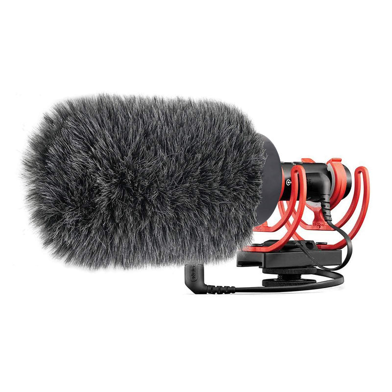 [AUSTRALIA] - NTG Furry Microphone Windmuff - Windscreen/WindShield for Rode VideoMic NTG and Microphones with Maximum Slot Length of 100mm (3.9") and Diameter of 18-24mm by YOUSHARES (Shag, Gray) 