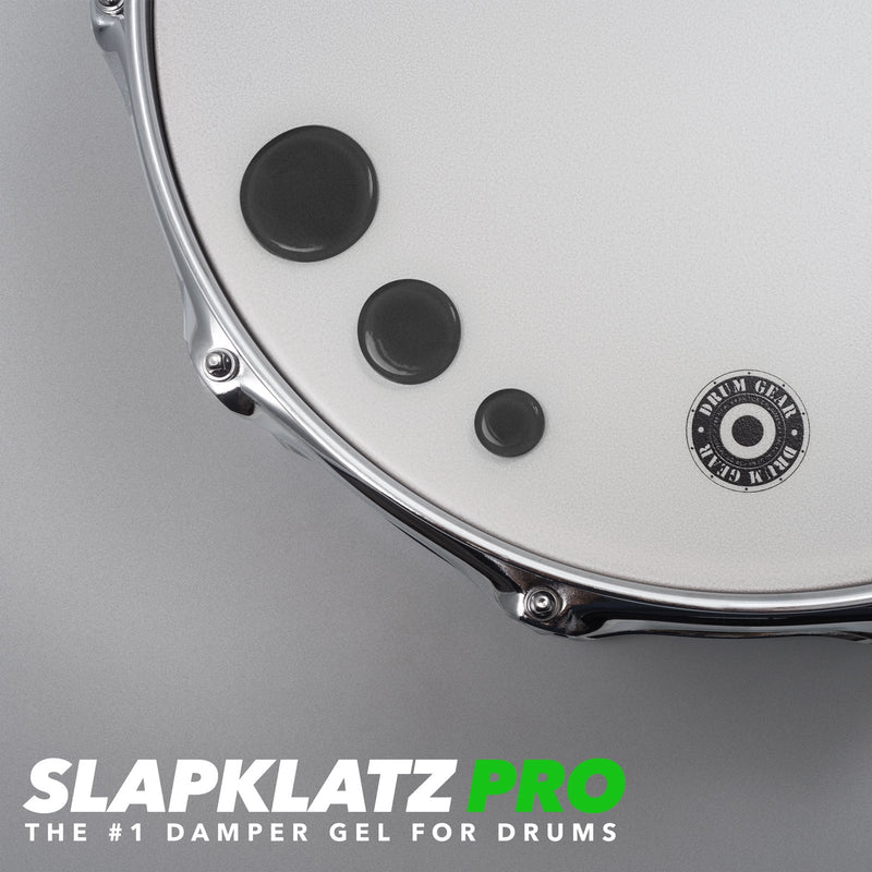 SlapKlatz Pro Drum dampeners - Black (10 pcs / 3 sizes) - Free case - Non-toxic