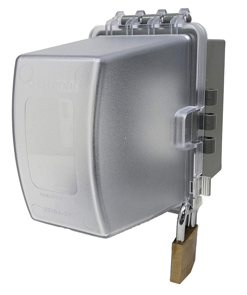 Sealproof 1-Gang Weatherproof In Use Outdoor Outlet Extra Deep Cover | Lockable, UL Extra Duty Compliant, 18 Configurations
