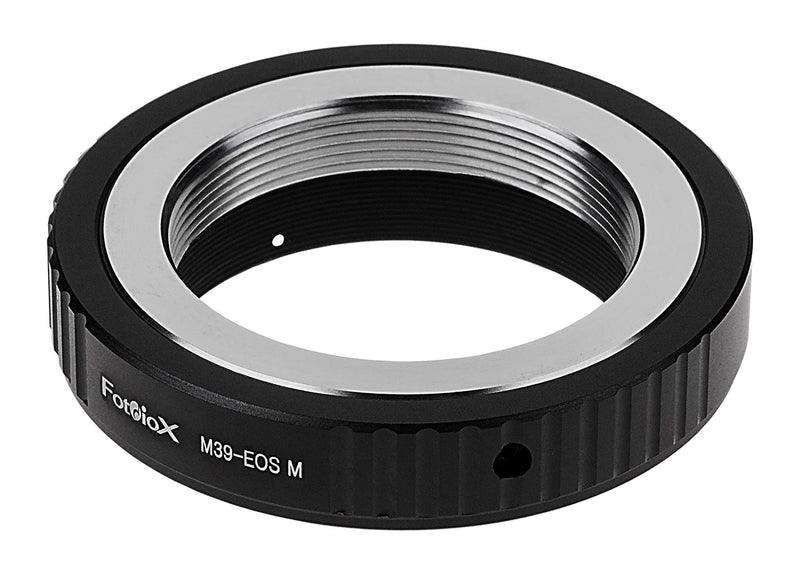 Fotodiox Lens Mount Adapter, for Leica M39, L39 Screw Mount (39mm Thread) Lens to Canon EOS M Mirrorless Cameras M39/L39 Standard