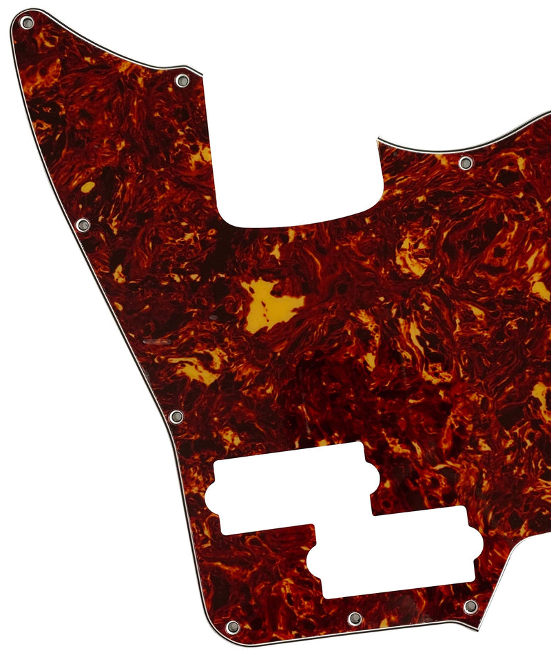 [AUSTRALIA] - For Squier Jaguar Bass Guitar Pickguard Scratch Plate (4 Ply Red Tortoise) 